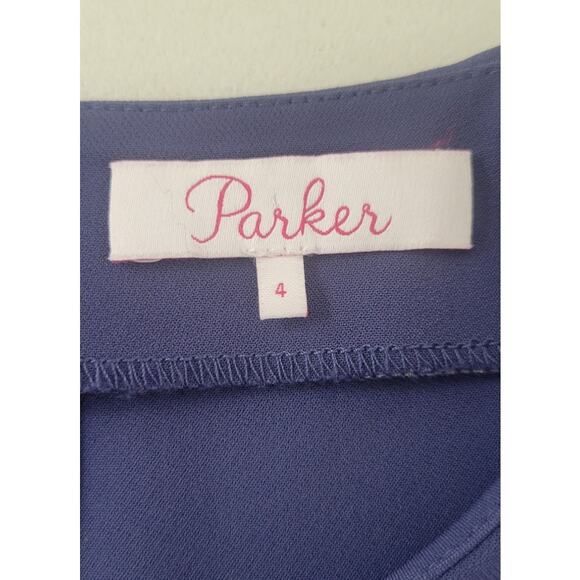 Parker Dress Womens Size 4 Bell Sleeves Whimsical Coquette Fairycore Sexy Preppy - Picture 13 of 13